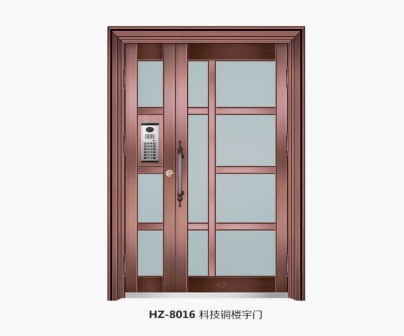 仿铜单元门
